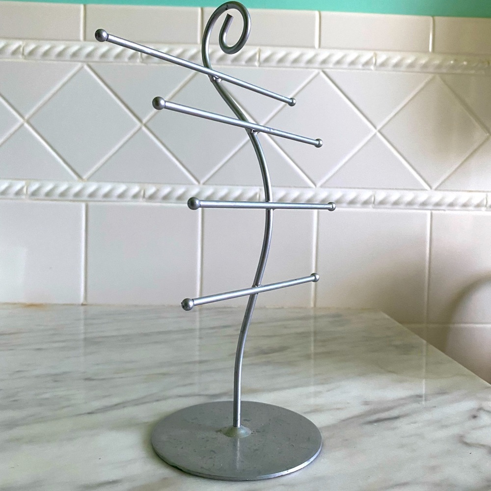 Silver Jewelry Stand